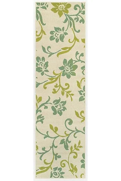 Caspian 7991J Ivory/ Green Rug - Baconco