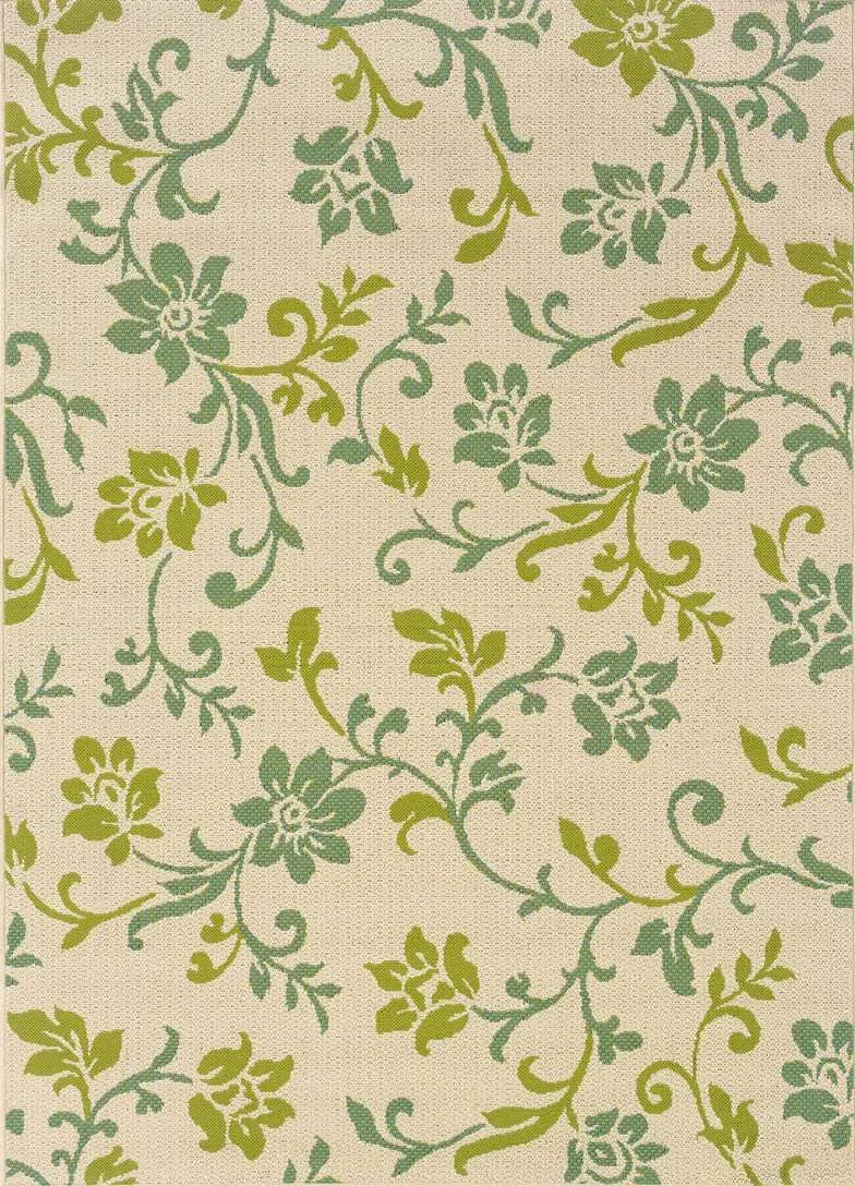 Caspian 7991J Ivory/ Green Rug - Baconco