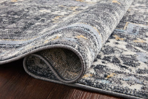 Cassandra Csn-02 Charcoal/Gold Rug - Baconco