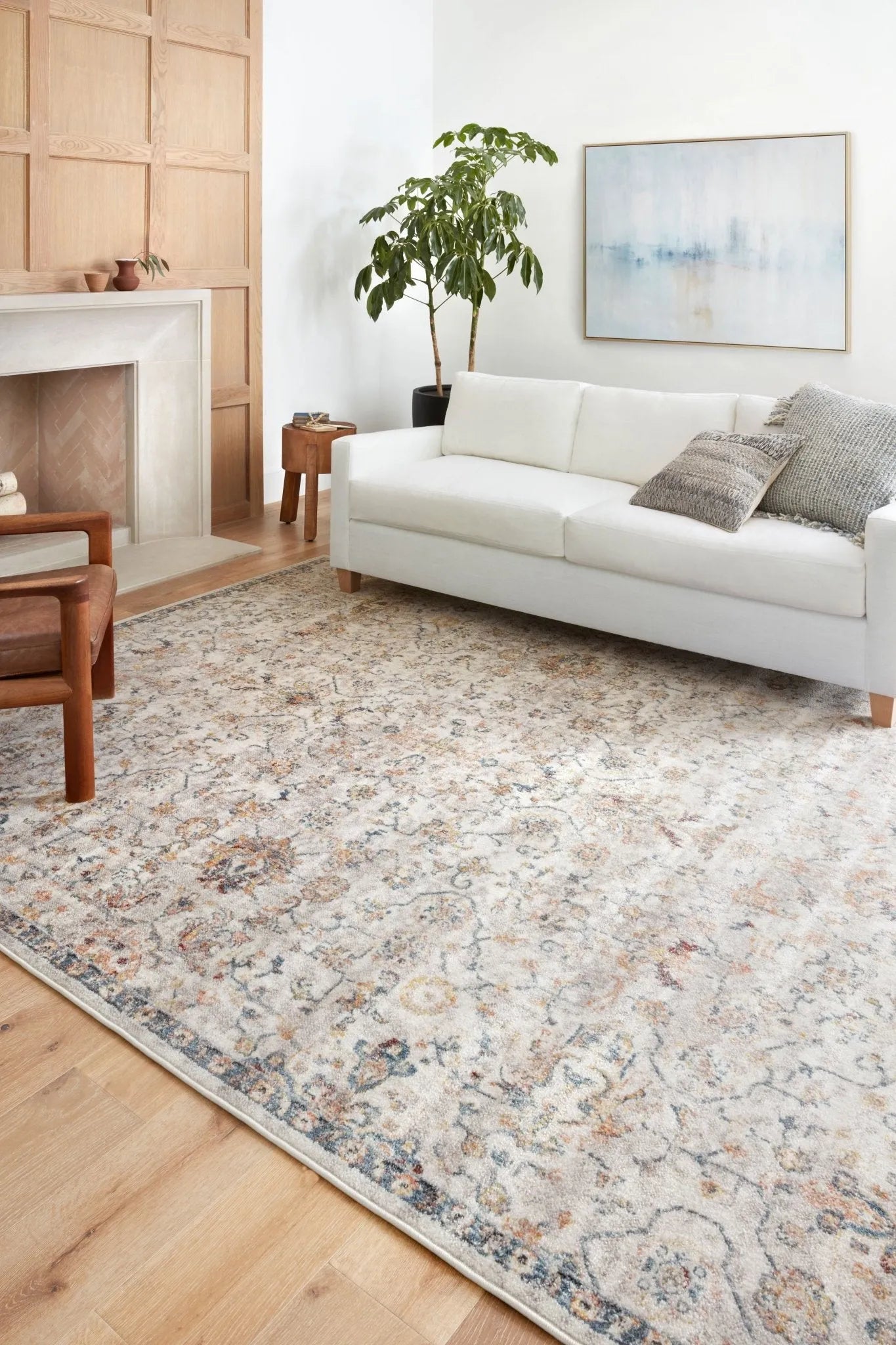 Cassandra Csn-03 Dove/Navy Rug - Baconco