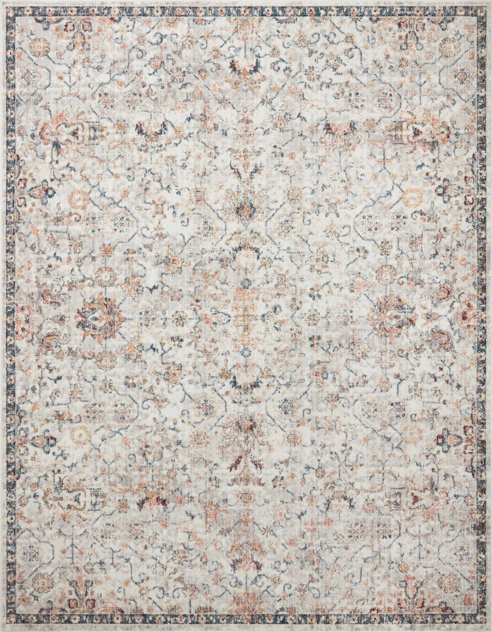 Cassandra Csn-03 Dove/Navy Rug - Baconco