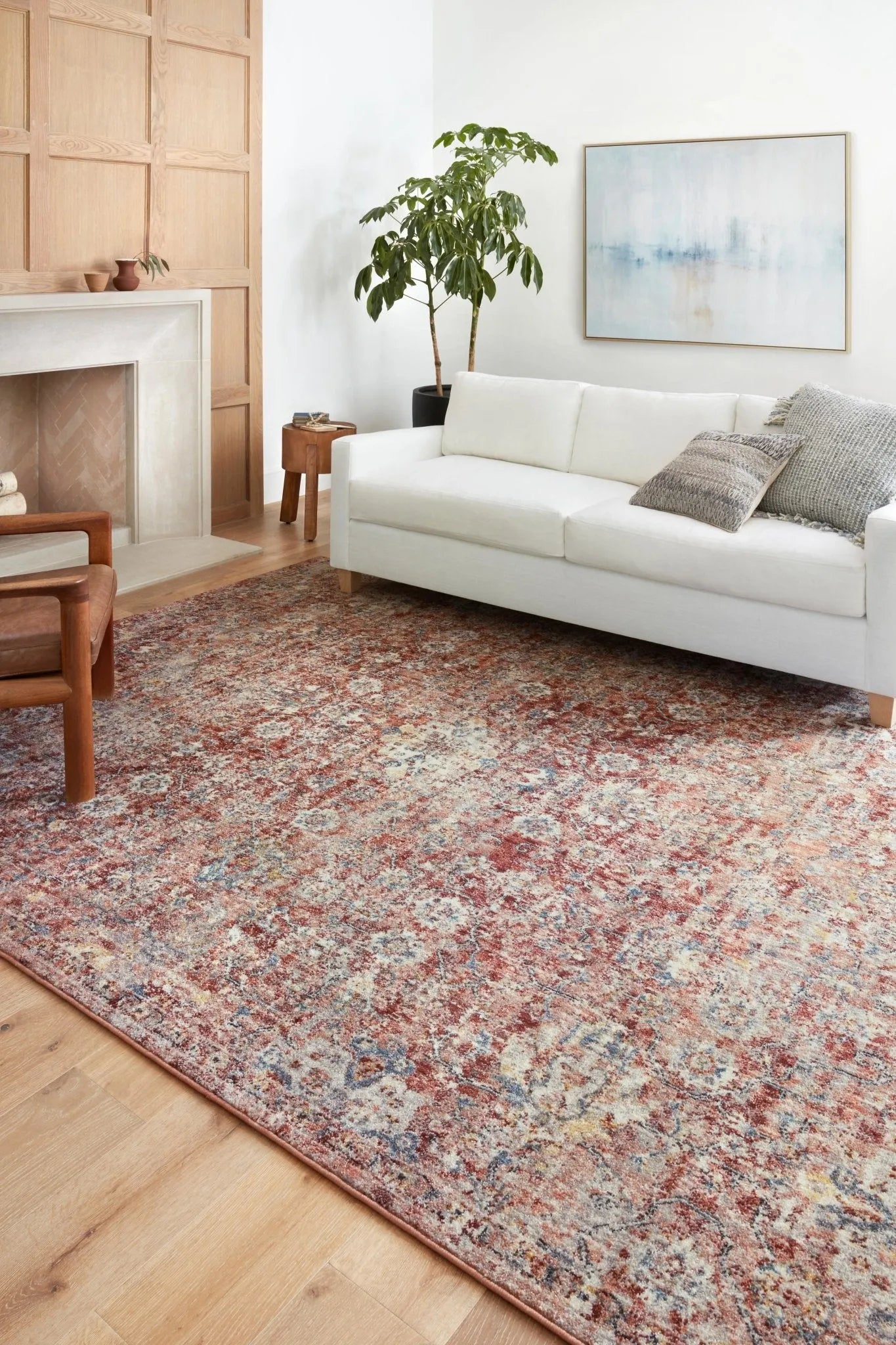 Cassandra Csn-03 Rust/Ivory Rug - Baconco