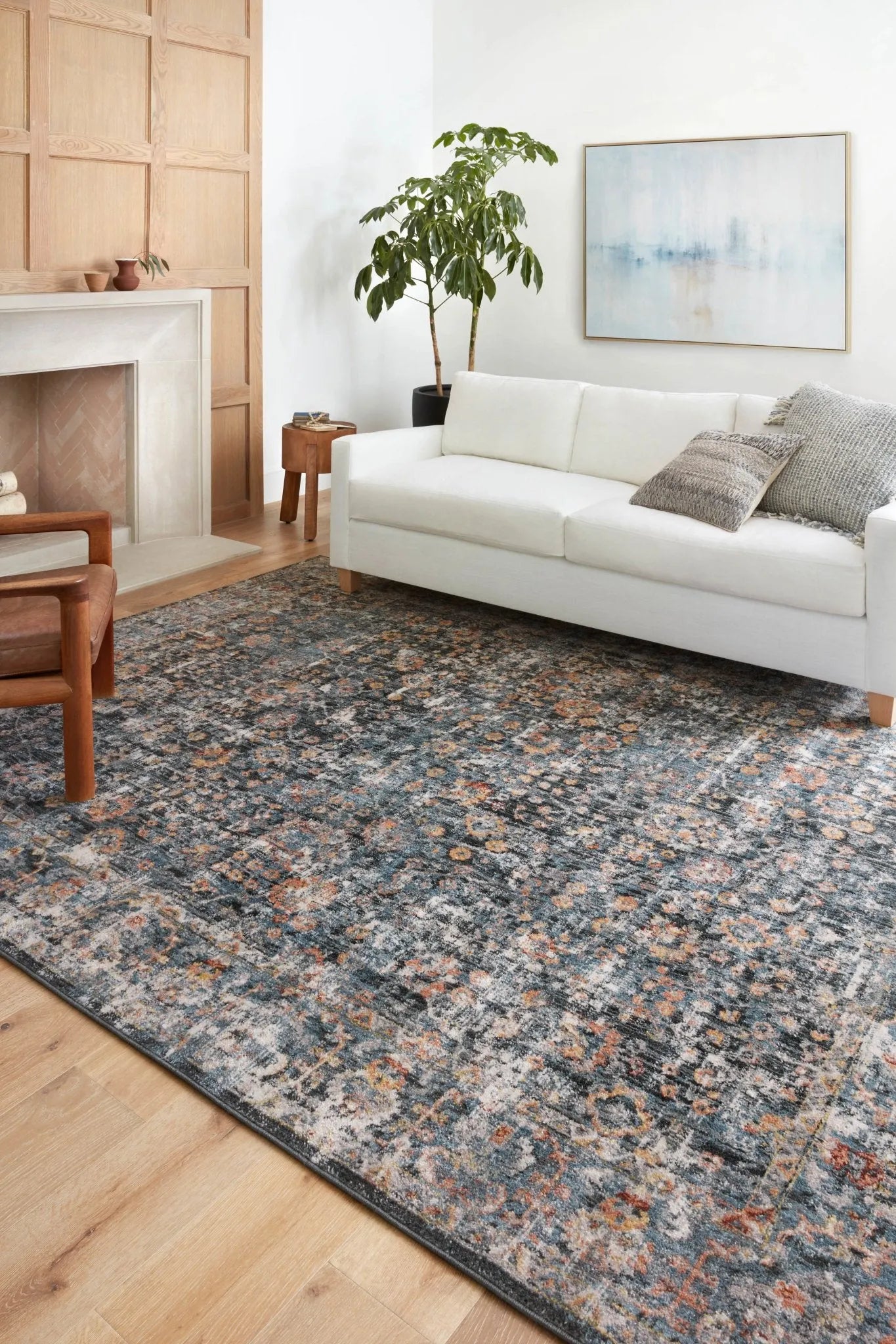 Cassandra Csn-05 Blue/Multi Rug - Baconco