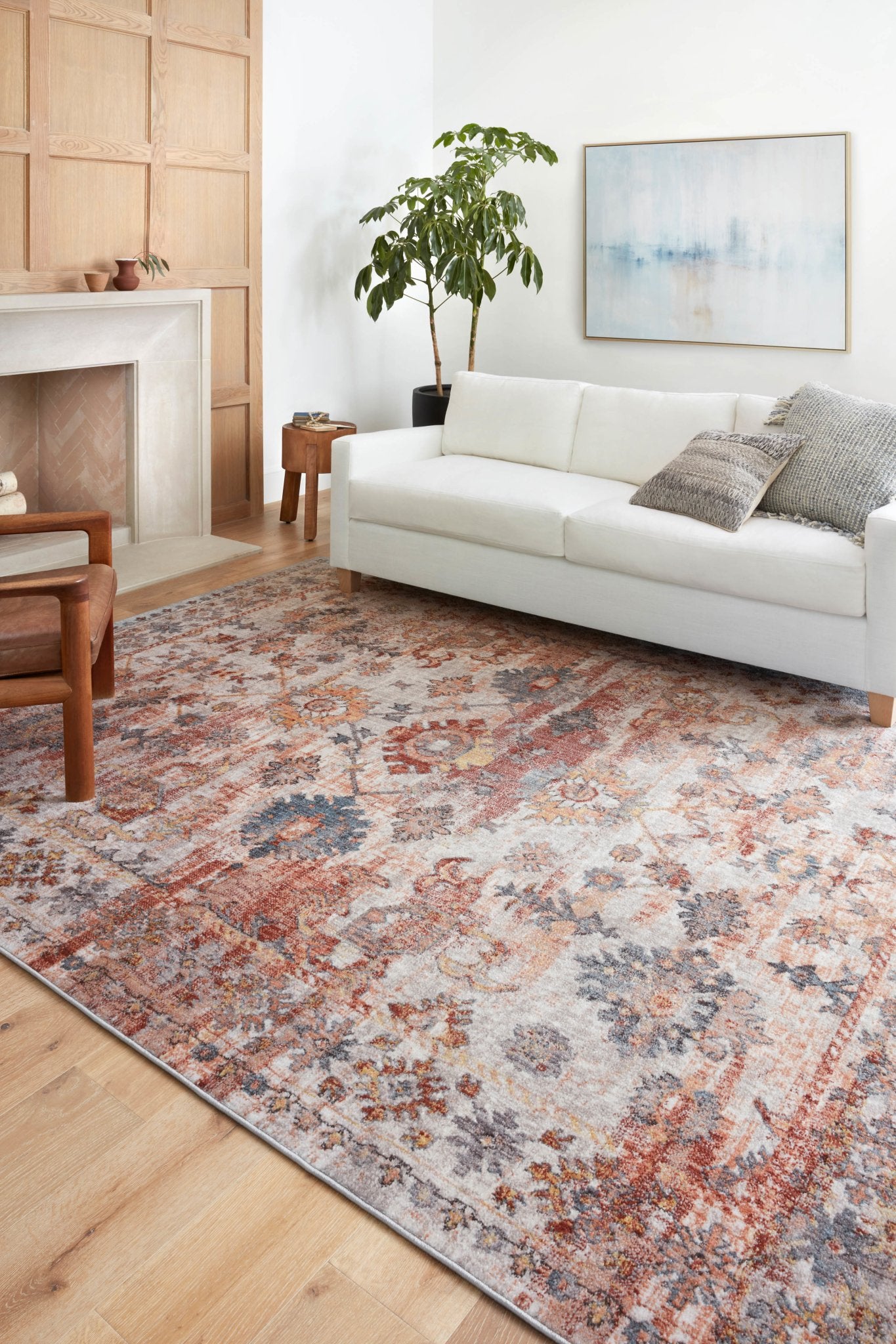 Cassandra Csn-06 Rust/Multi Rug - Baconco