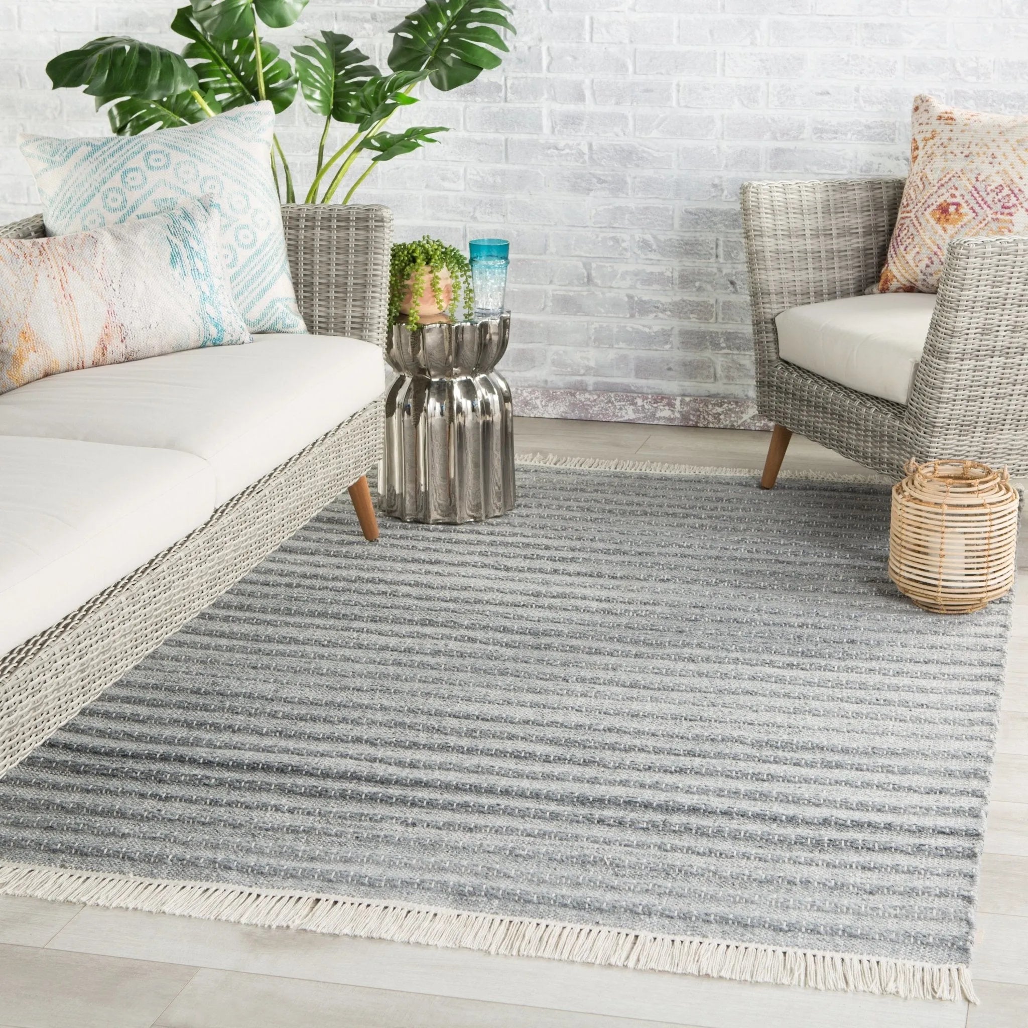 Castillo Csl02 Torre Gray/Cream Rug - Baconco