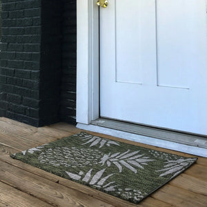 Catalina LR81500 Dark Green/Beige Rug - Baconco