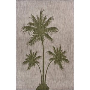 Catalina LR81503 Beige/Dk Green Rug - Baconco