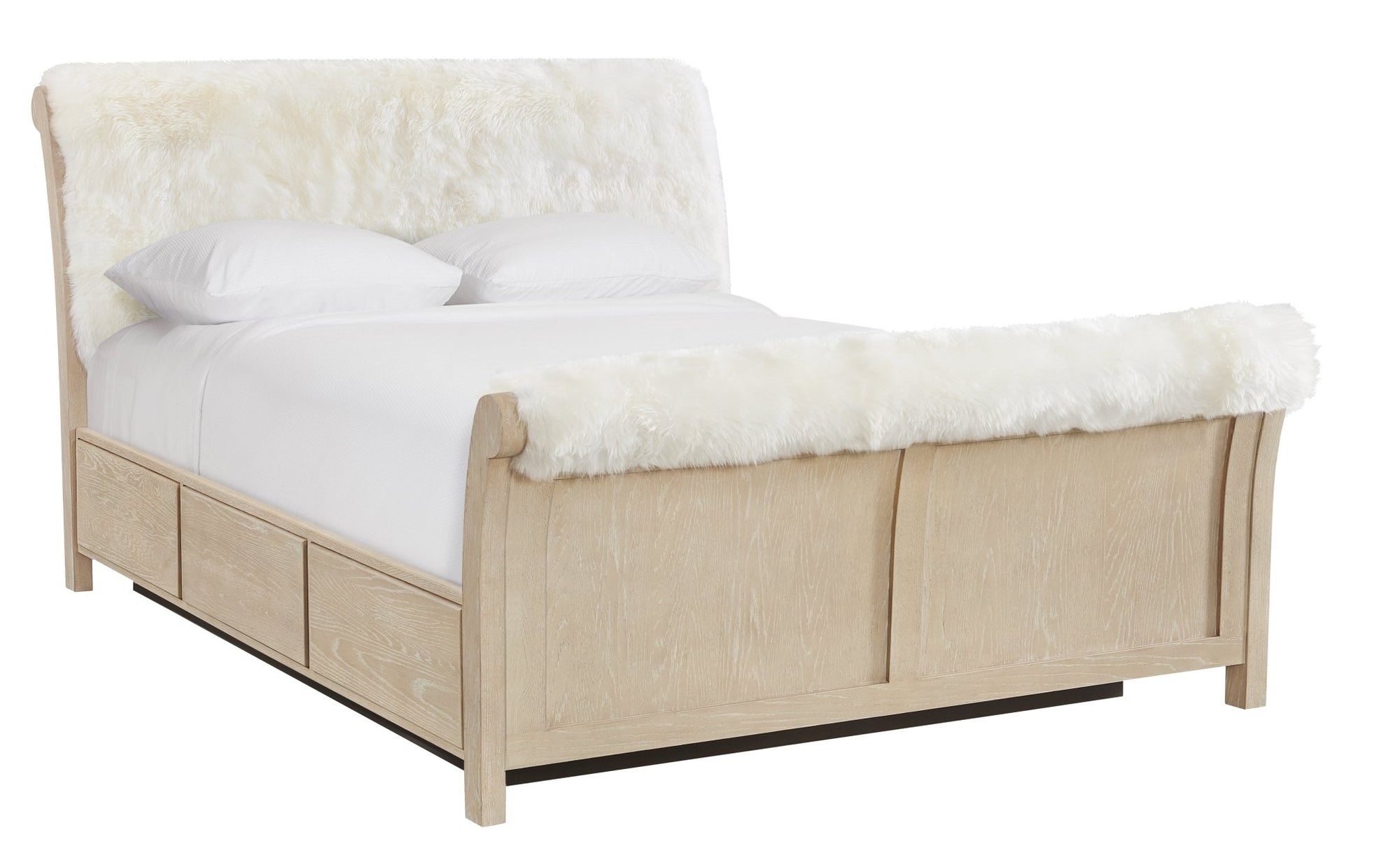 Catalina Sheepskin Storage Bed - Baconco