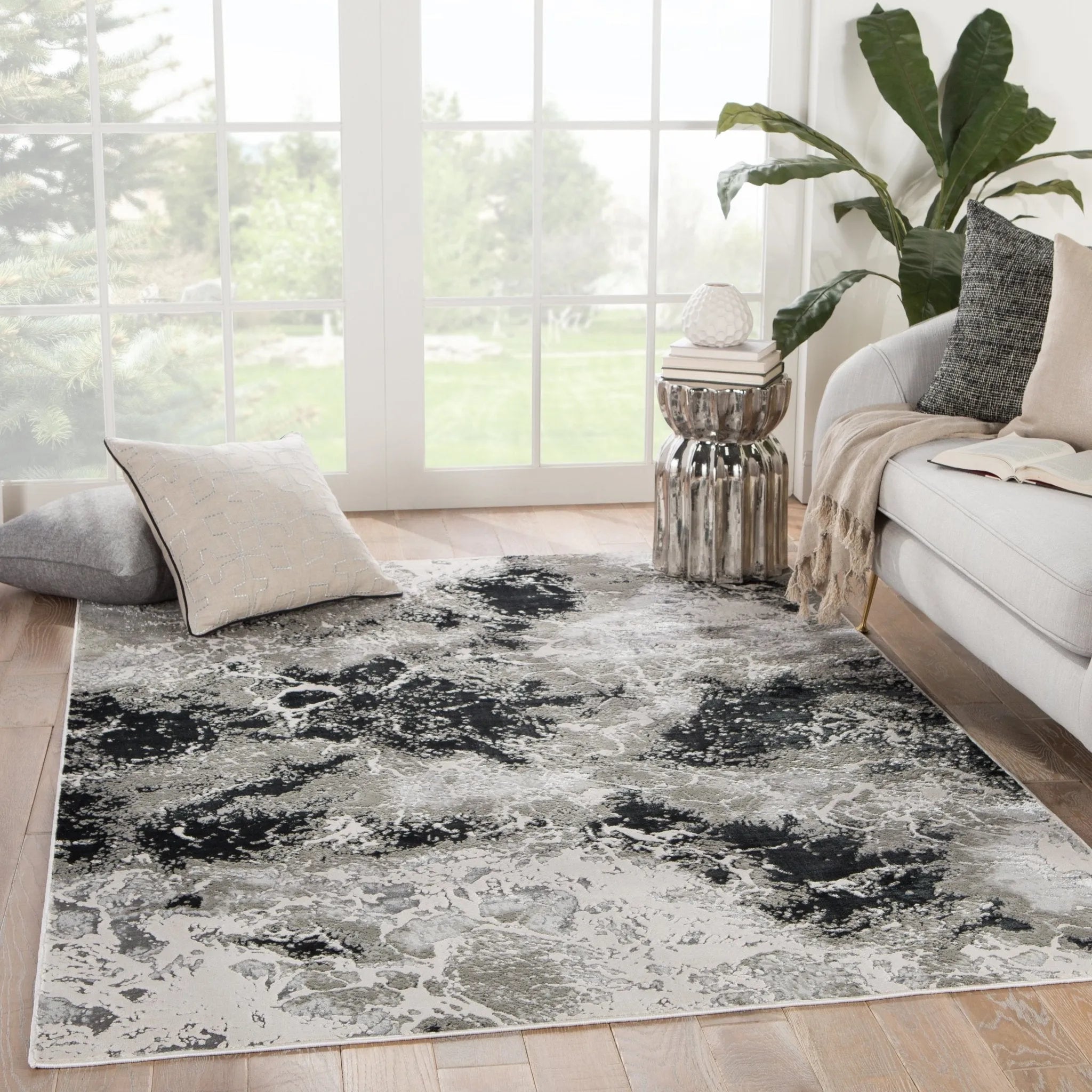 Catalyst Cty01 Fen Black/Gray Rug - Baconco