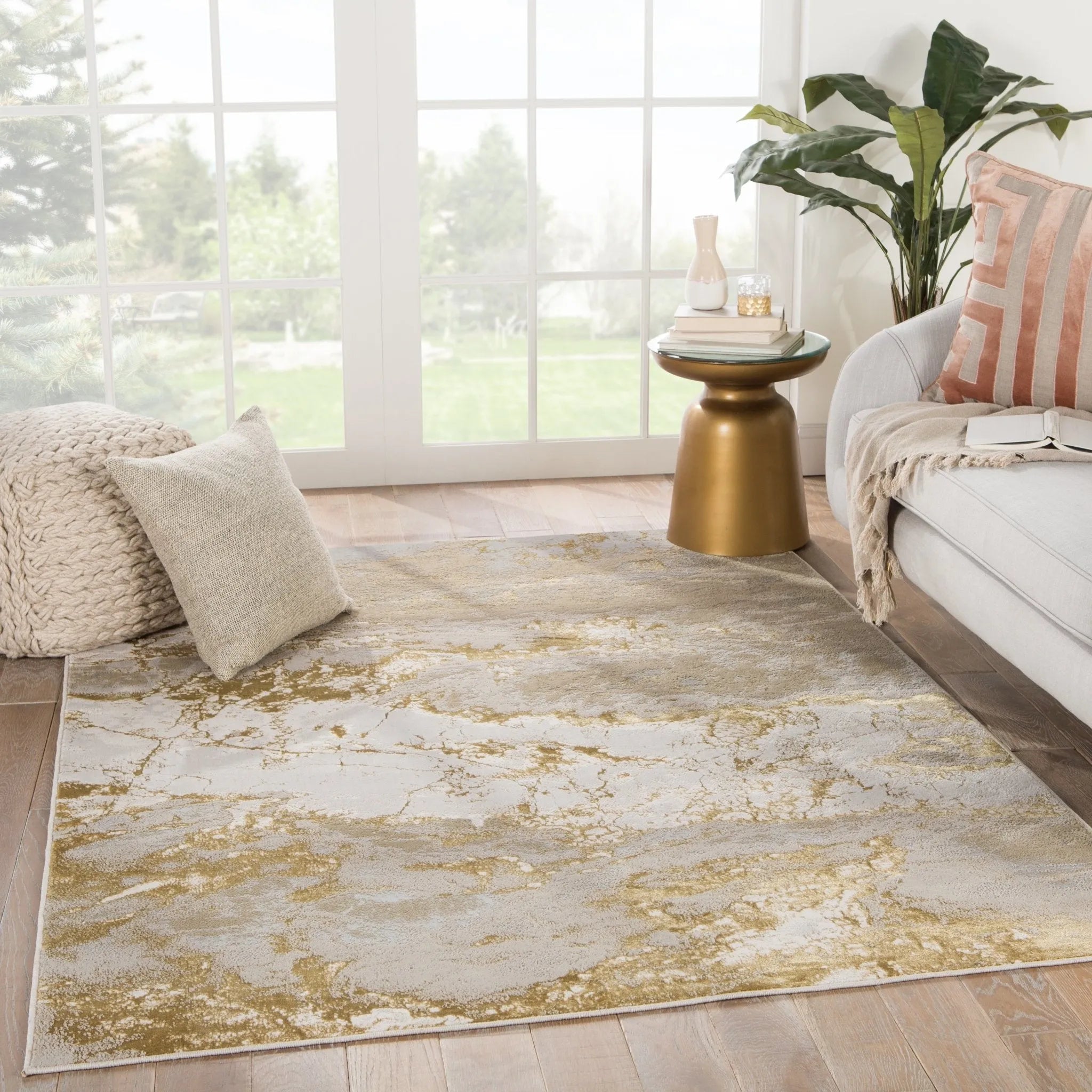 Catalyst Cty02 Cisco Gray/Gold Rug - Baconco