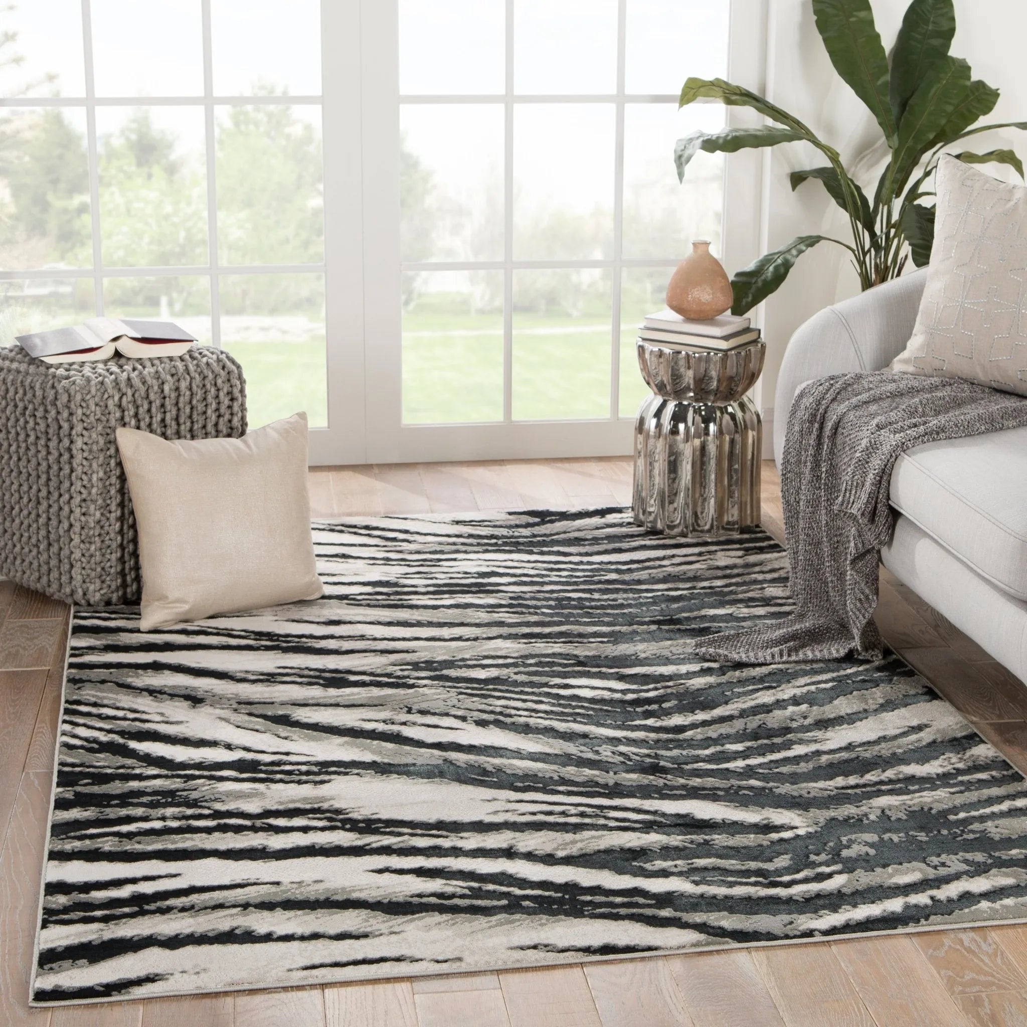 Catalyst Cty05 Saber Black/Gray Rug - Baconco