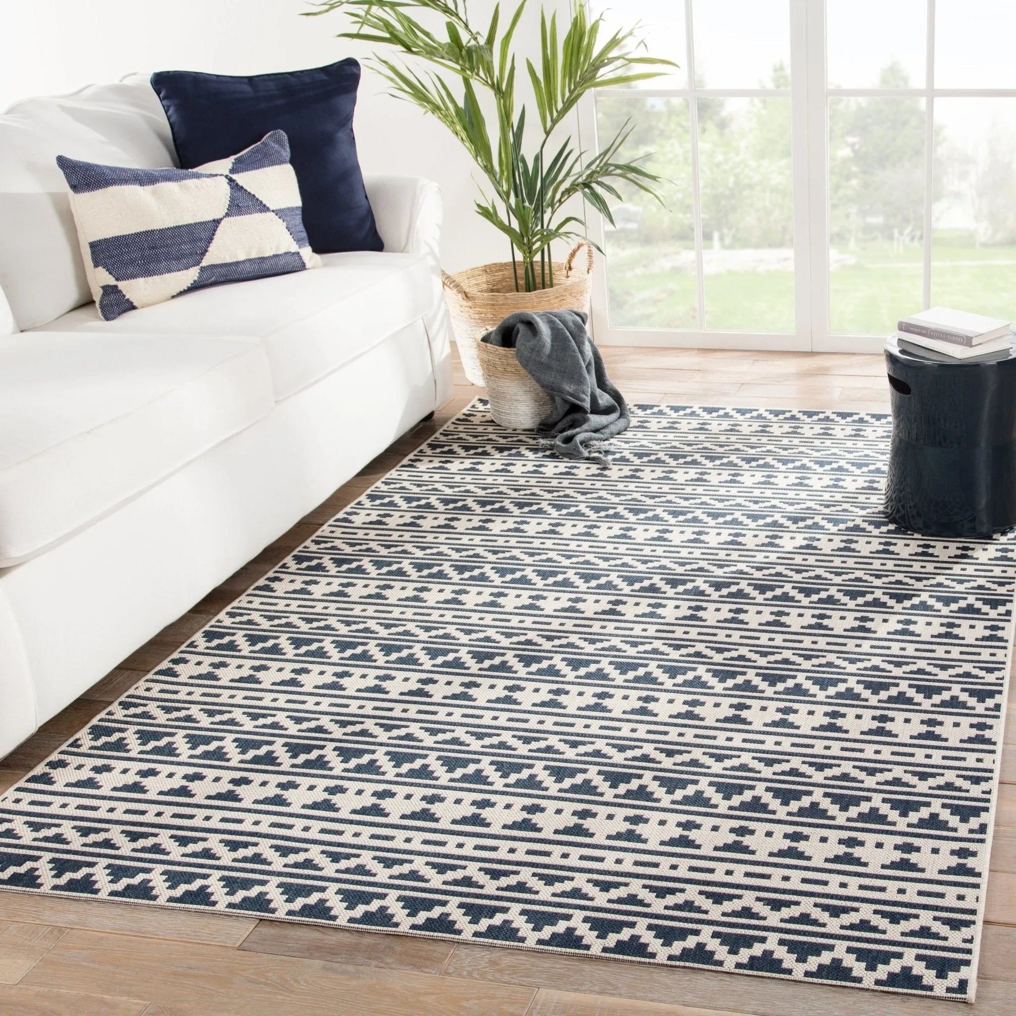 Catamaran CAM03 Killick Blue/Ivory Rug - Baconco