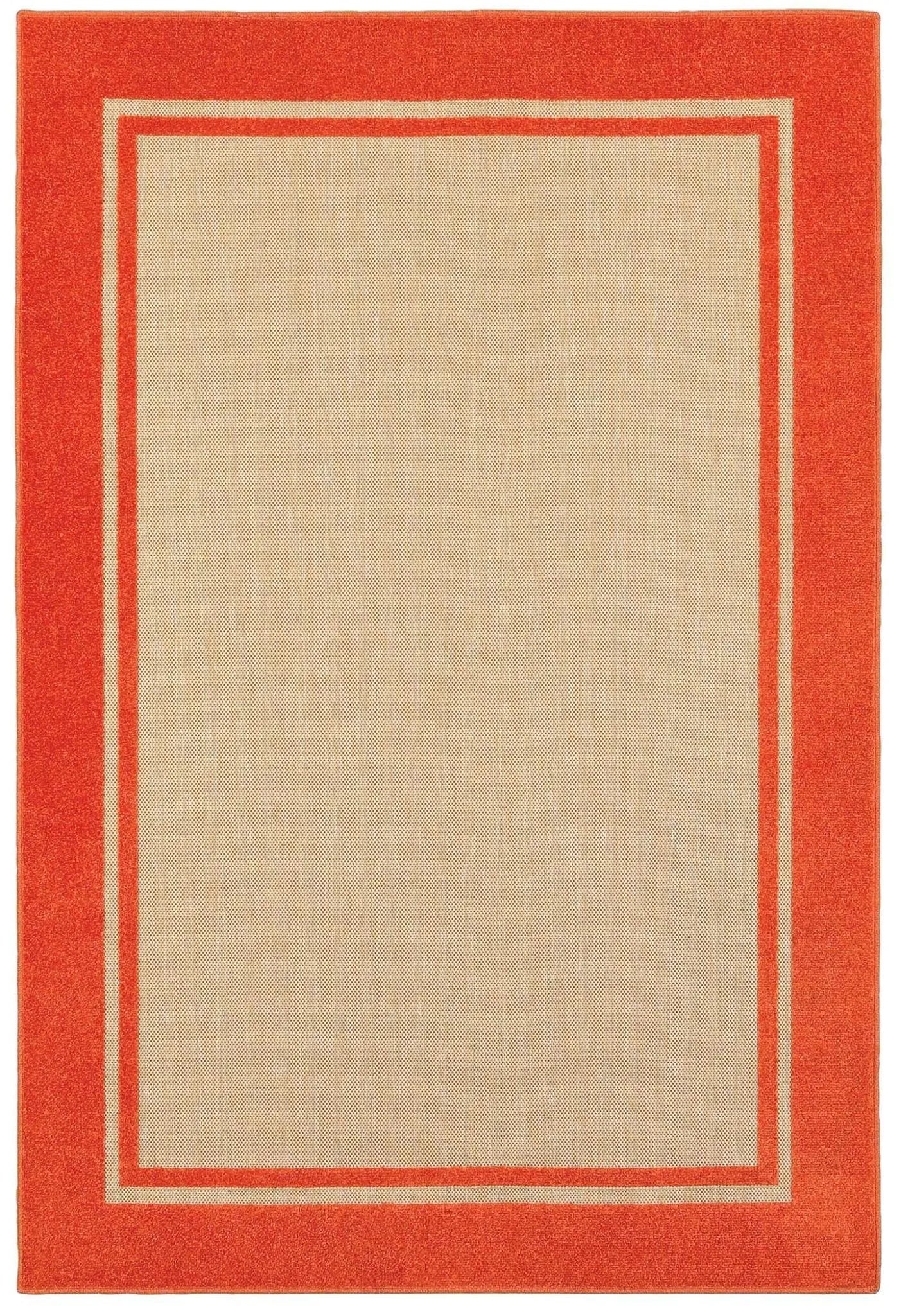 Cayman 5594q Sand/ Orange Rug - Baconco