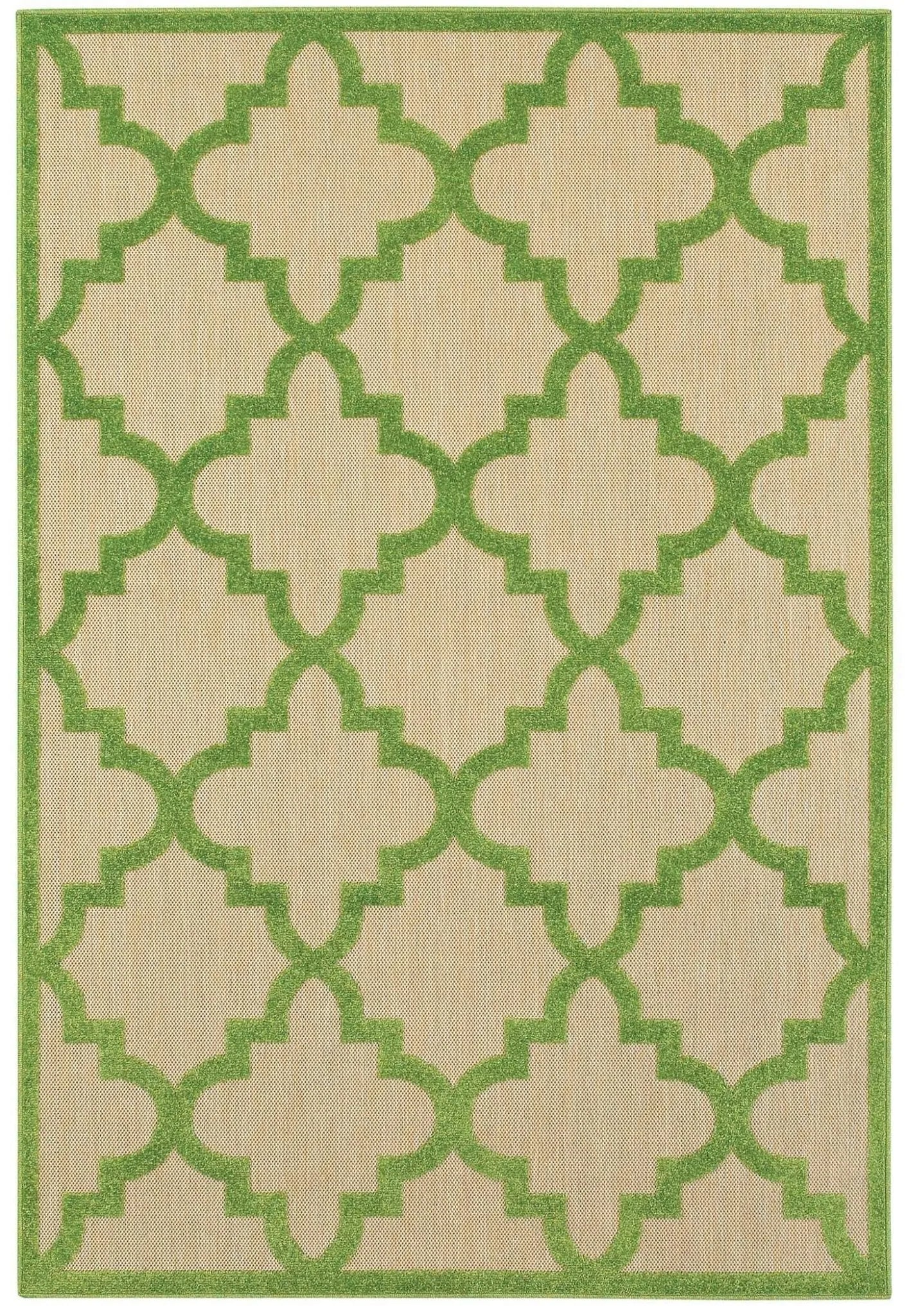 Cayman 660f Sand/ Green Rug - Baconco