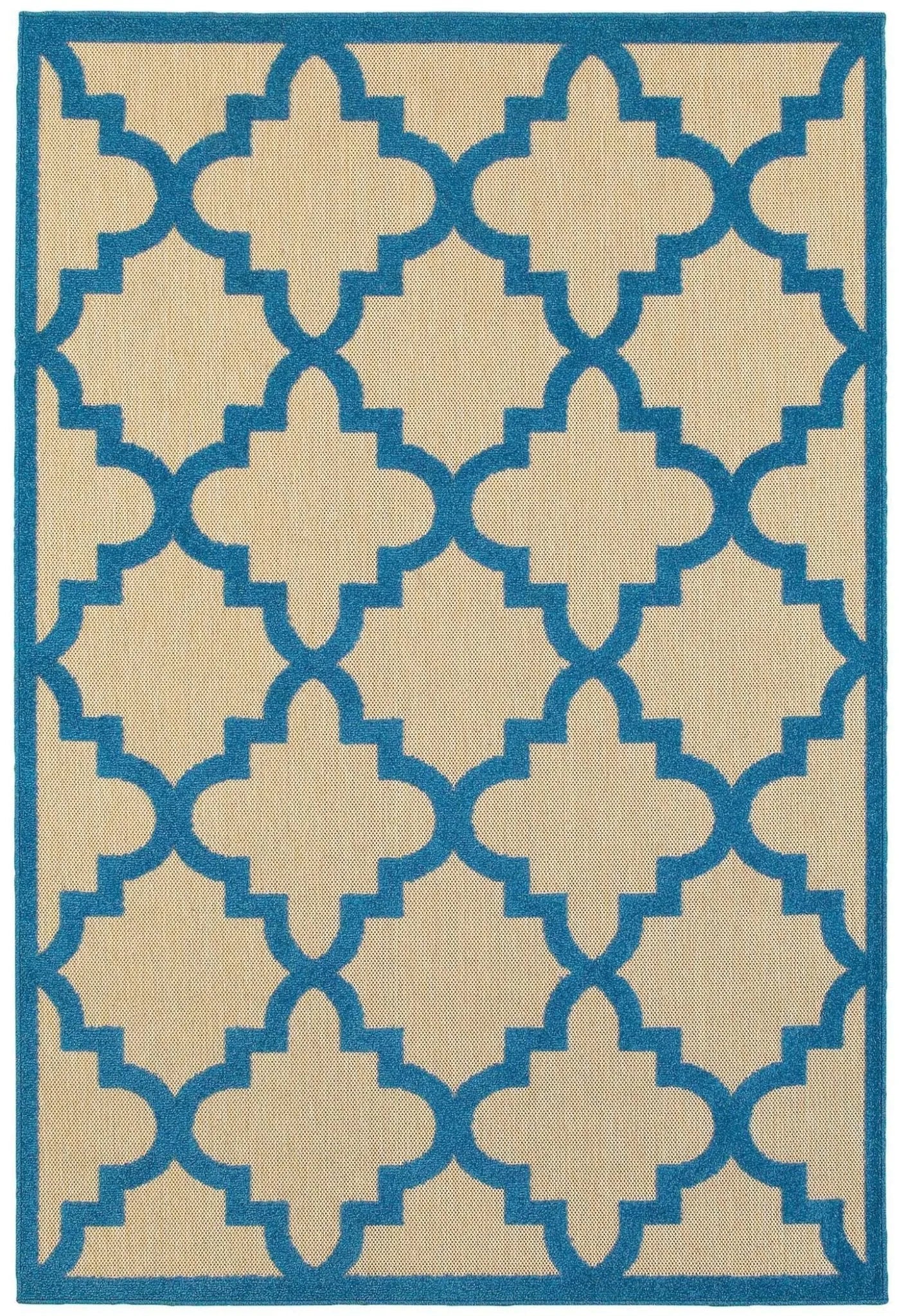 Cayman 660l Sand/ Blue Rug - Baconco