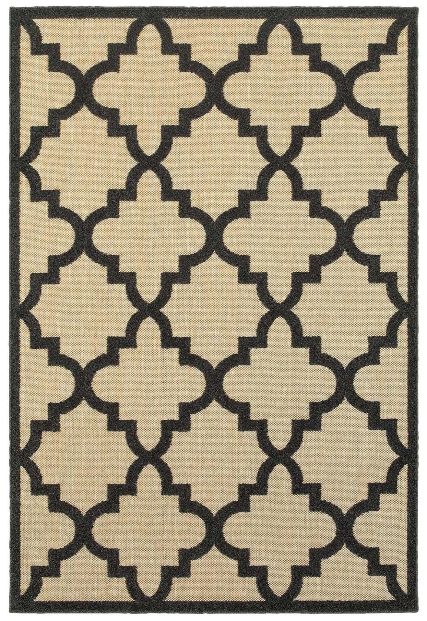 Cayman 660n Sand/ Charcoal Rug - Baconco