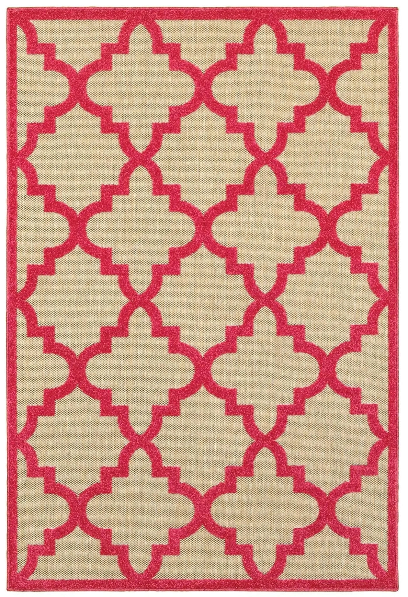 Cayman 660p Sand/ Pink Rug - Baconco