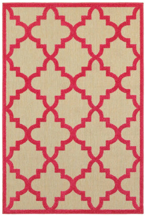 Cayman 660p Sand/ Pink Rug - Baconco