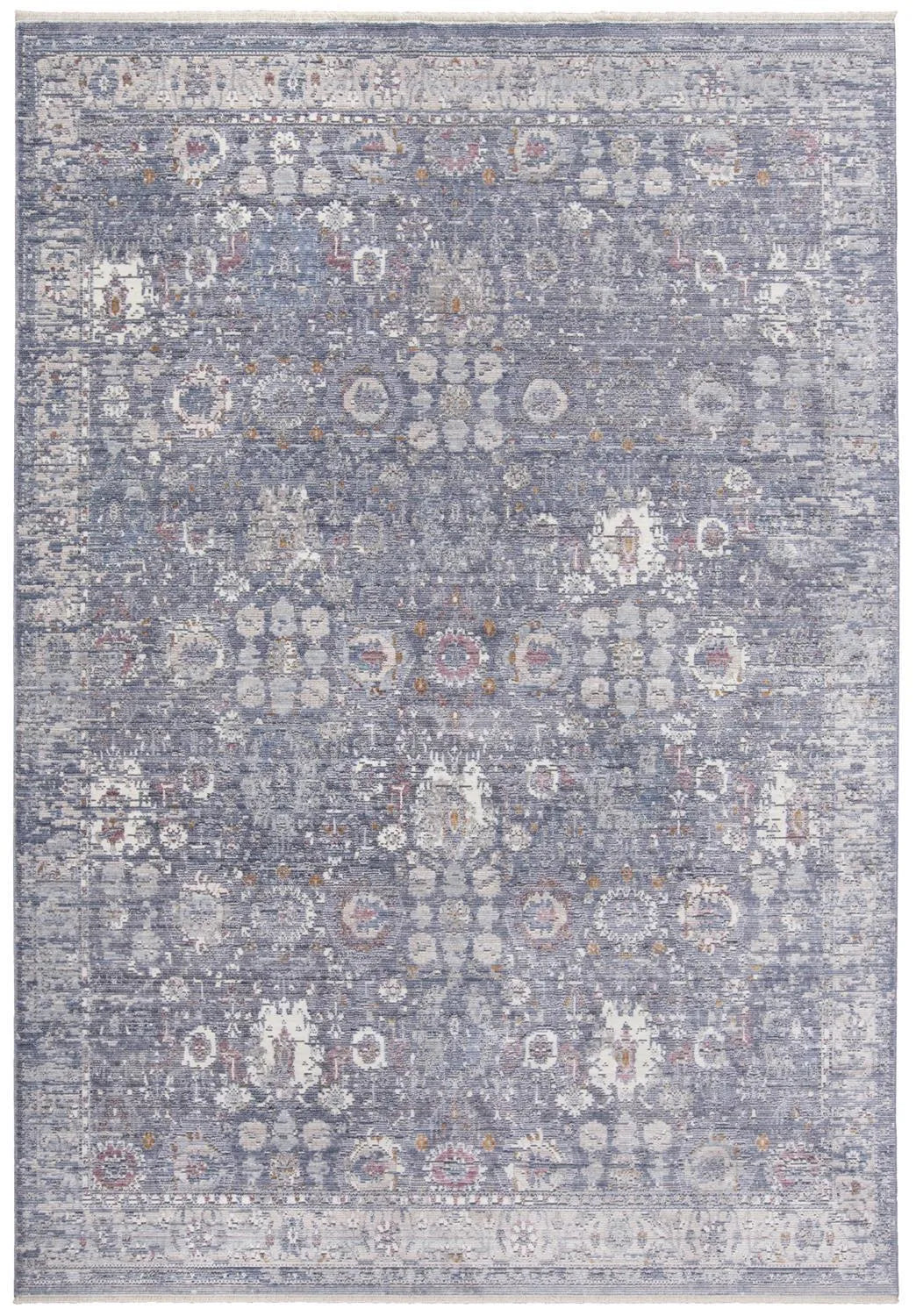 Cecily 3587F Blue/Ivory Rug - Baconco