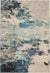 Celestial CES02 Ivory Teal Blue Rug - Baconco