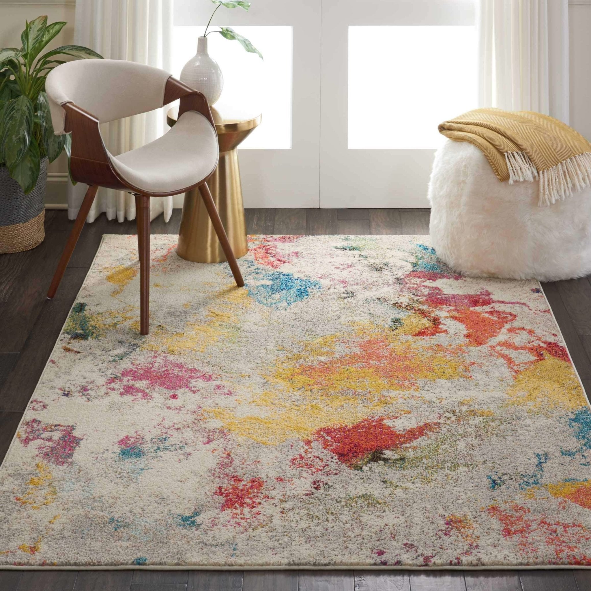 Celestial CES12 Ivory/Multi Rug - Baconco