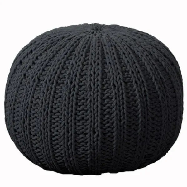 Celtic 08124CHA Charcoal Pouf - Baconco