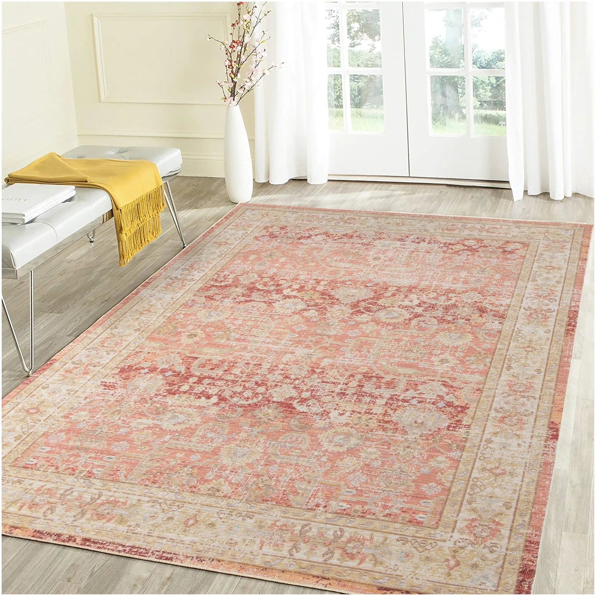 Century CEN-8 Salmon Rug - Baconco