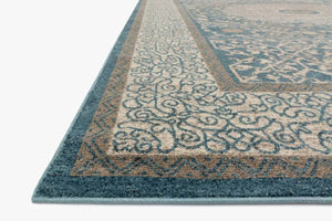 Century CQ 01 Blue / Sand Rug - Baconco