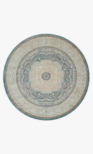 Century CQ 01 Blue / Sand Rug - Baconco