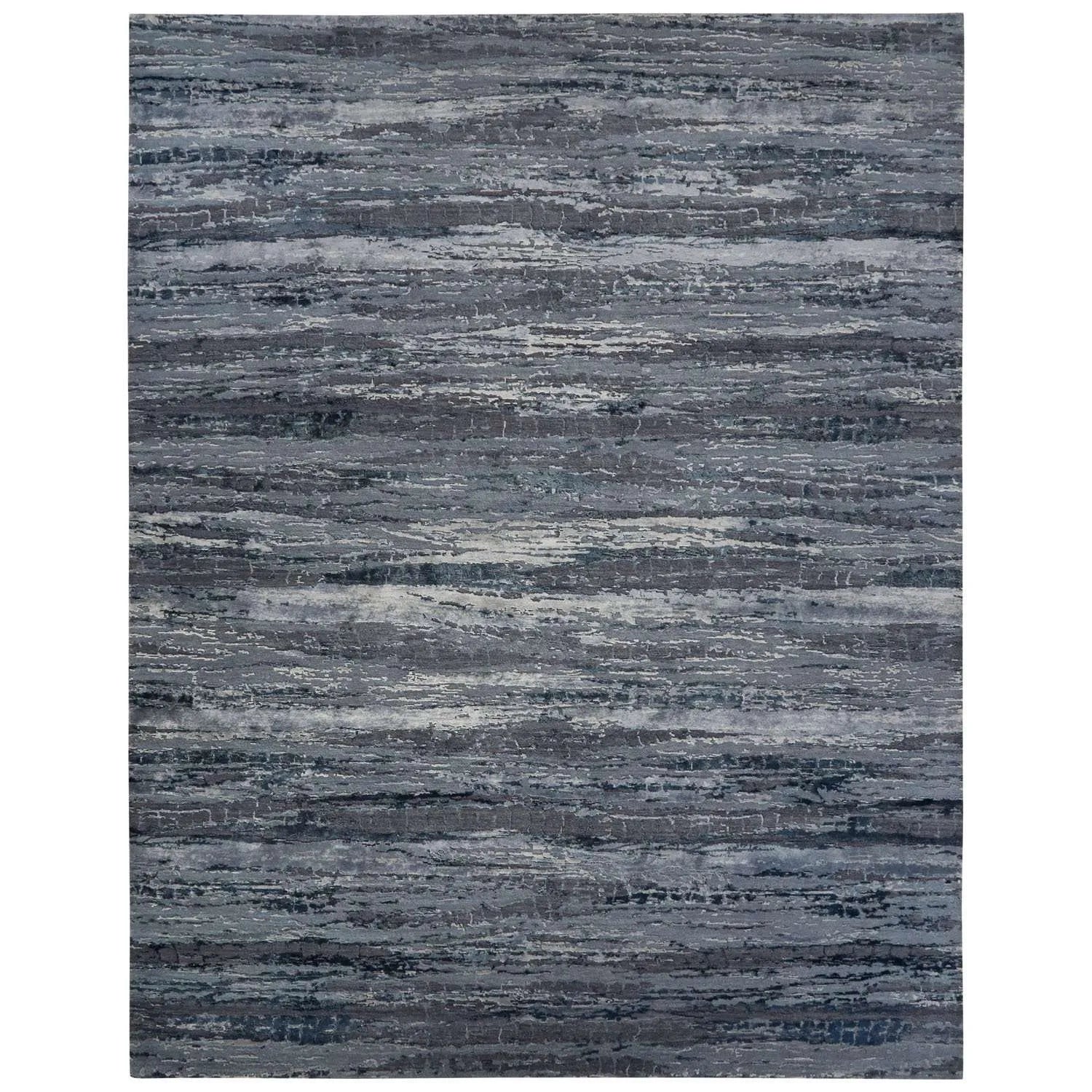 Chaos Theory By Kavi CKV20 Bandi Flint Stone/Plum Kitten Rug - Baconco