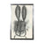 Charcoal Rabbit Framed Art - Baconco