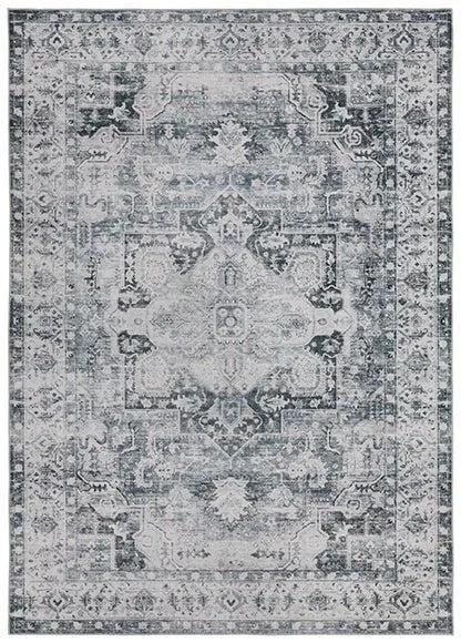 Charleston CHA03 Charcoal/Grey Rug - Baconco