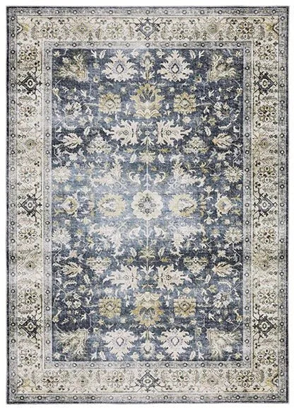 Charleston CHA08 Charcoal/Gold Rug - Baconco