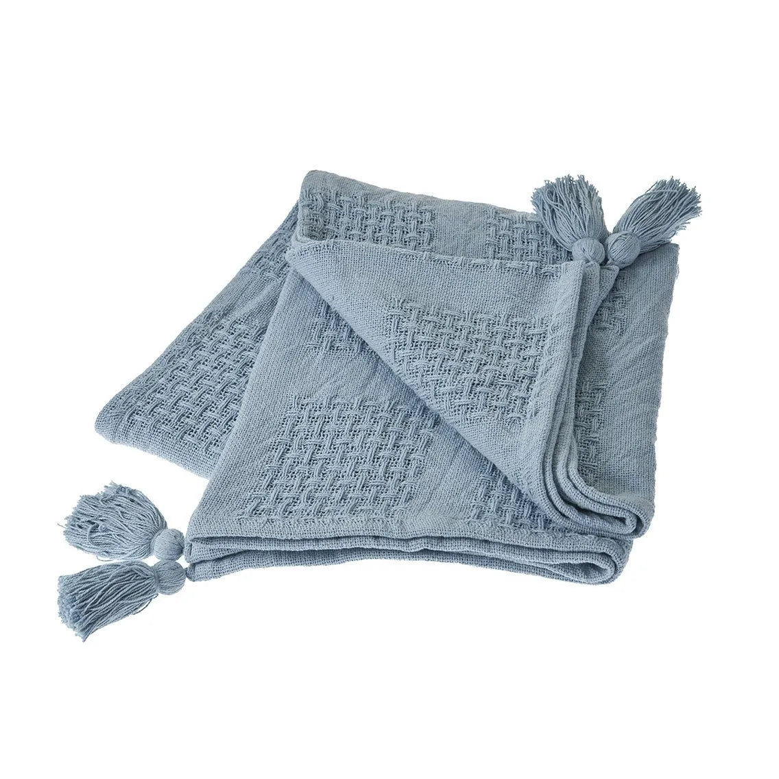 Charming Light Blue LR80160 Throw Blanket - Baconco