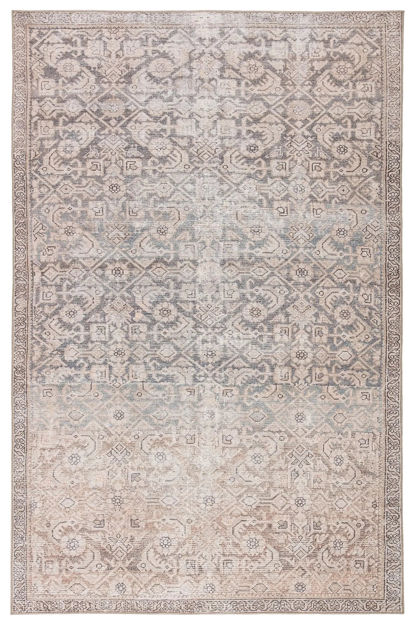 Chateau Cht08 Atkins Peach/Blue Rug - Baconco