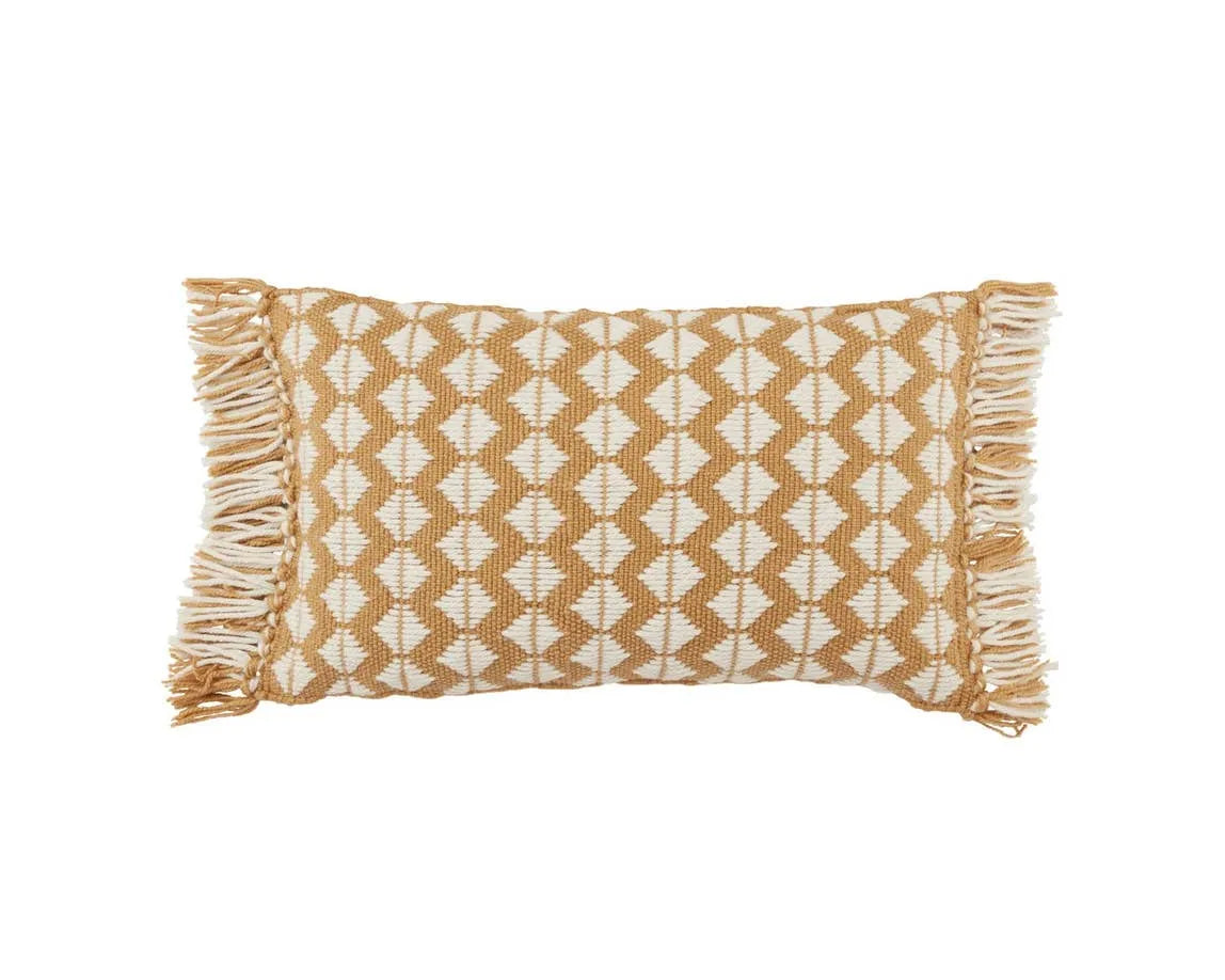 Chesa CHE05 Gold/Ivory Pillow - Baconco