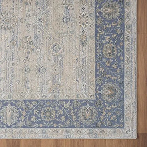 Cheshire 82406BLE Blue/Beige Rug - Baconco