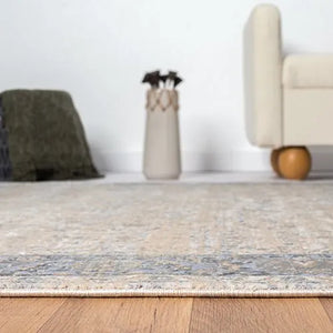 Cheshire 82406BLE Blue/Beige Rug - Baconco