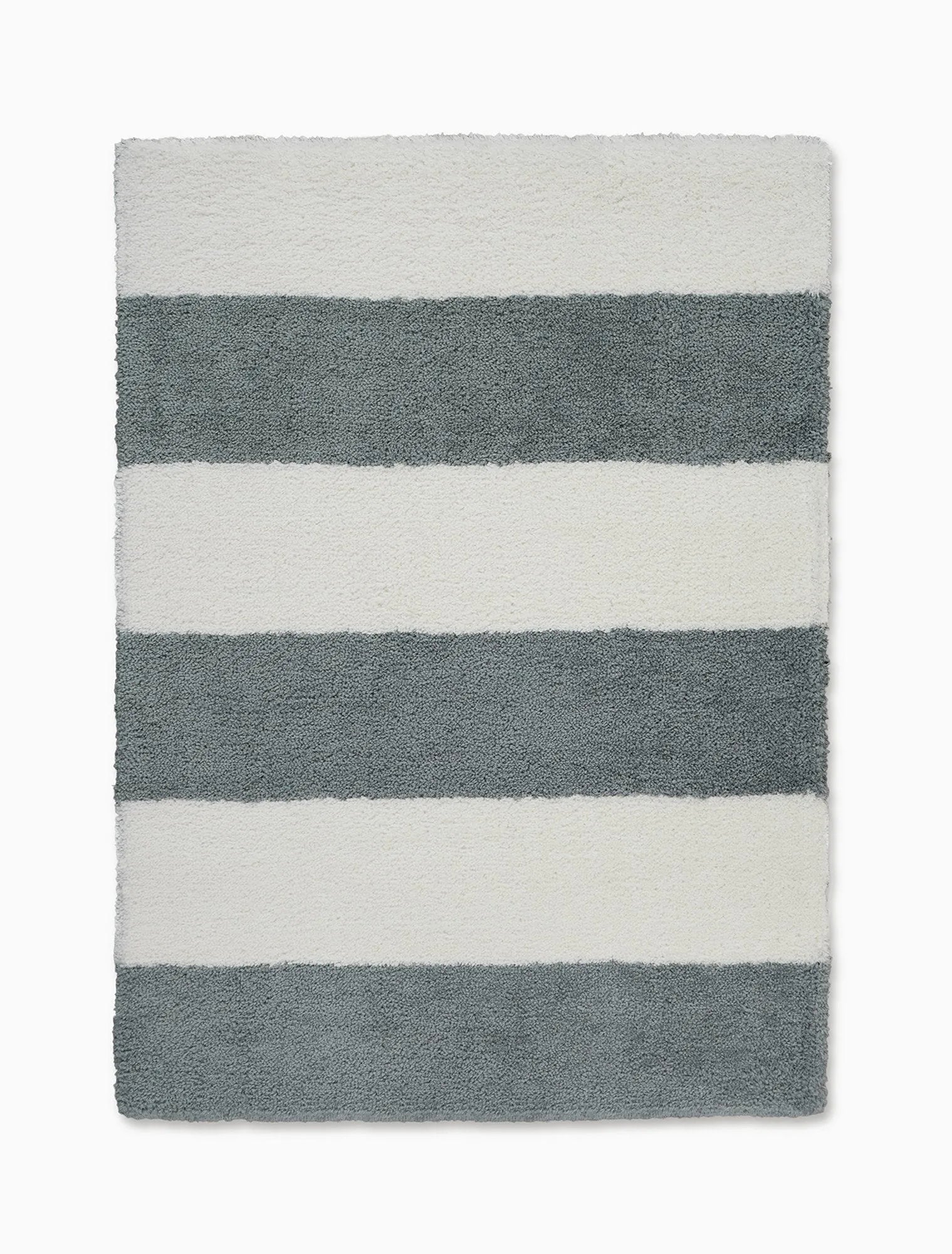 Chicago Shag by Calvin Klein CK722 White/Grey Rug - Baconco