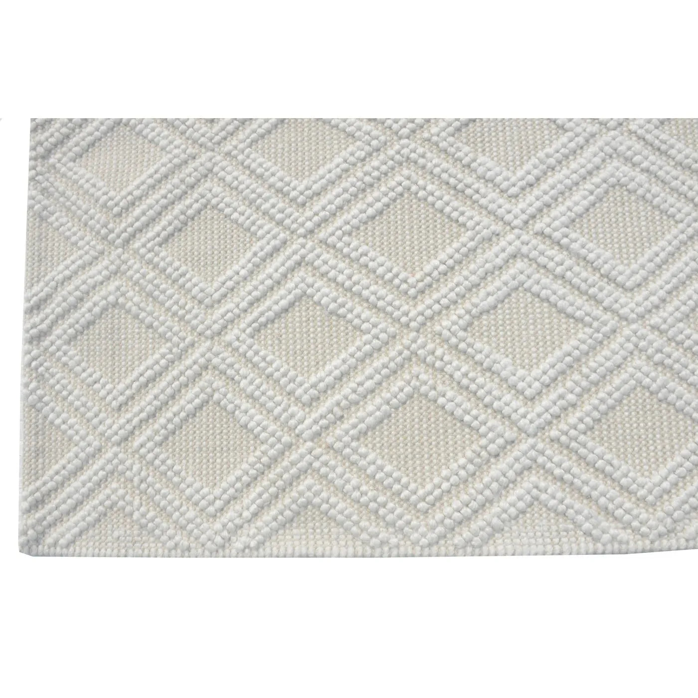 Chloe 7720 Ivory/Natural Diamond Rug - Baconco