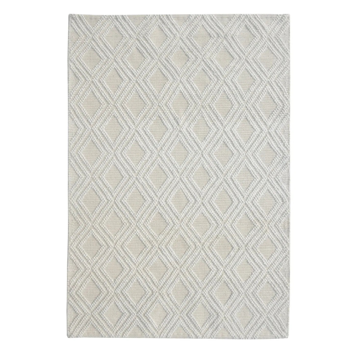 Chloe 7720 Ivory/Natural Diamond Rug - Baconco