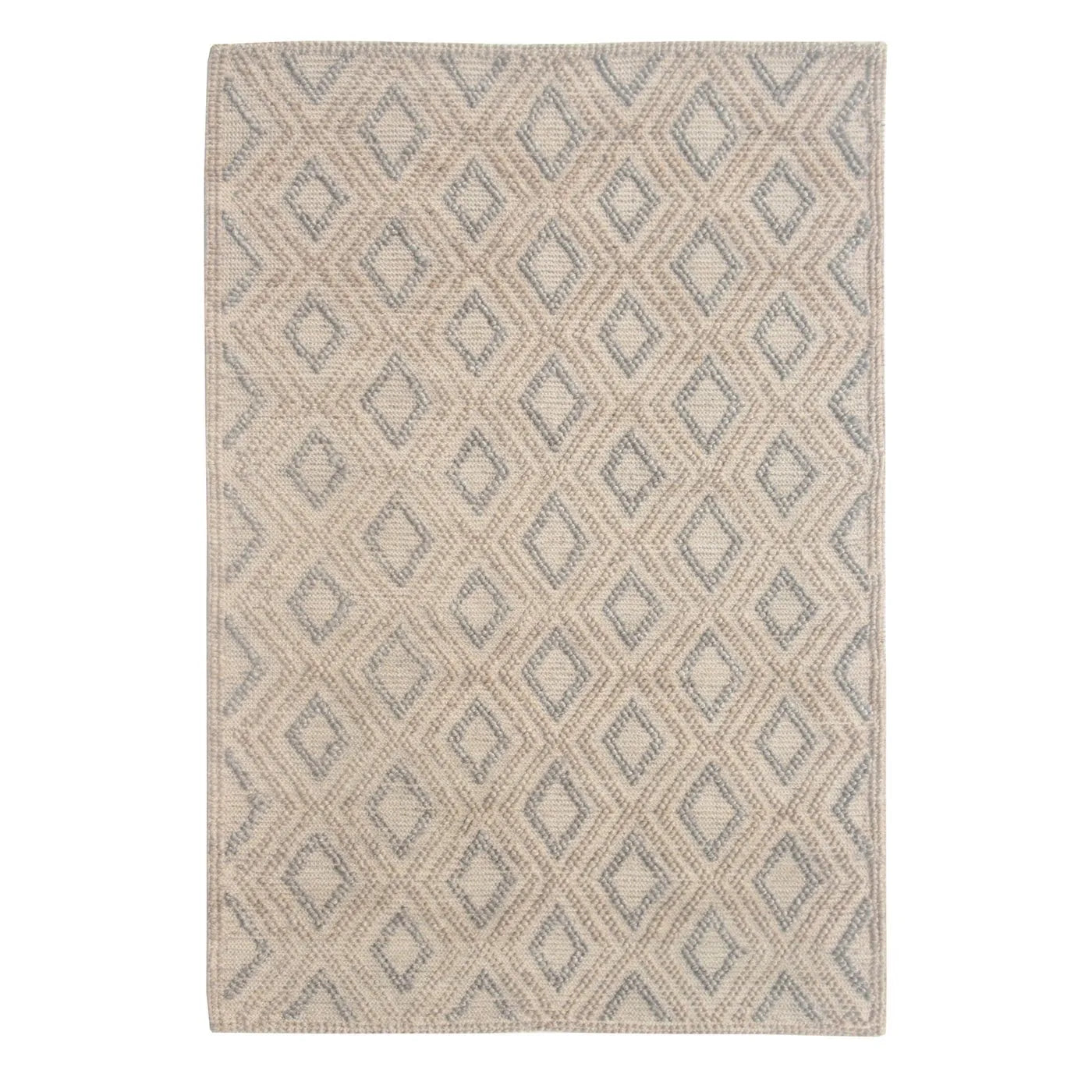 Chloe 7722 Natural/Grey Diamond Rug - Baconco