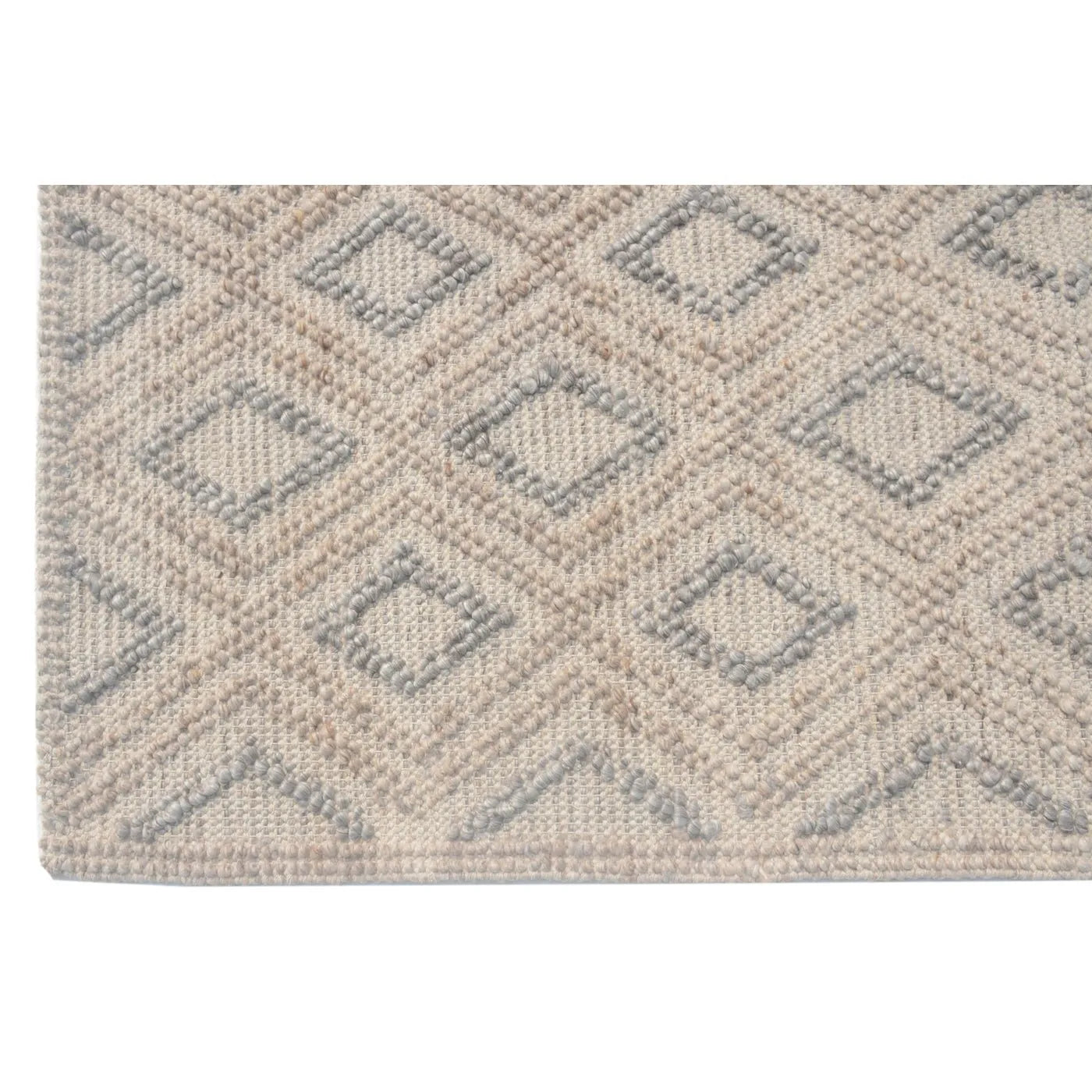 Chloe 7722 Natural/Grey Diamond Rug - Baconco