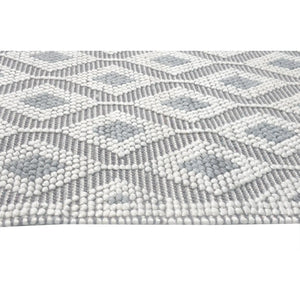 Chloe 7723 Ivory/Grey Trellis Rug - Baconco