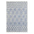 Chloe 7724 Blue/Ivory Geo Rug - Baconco