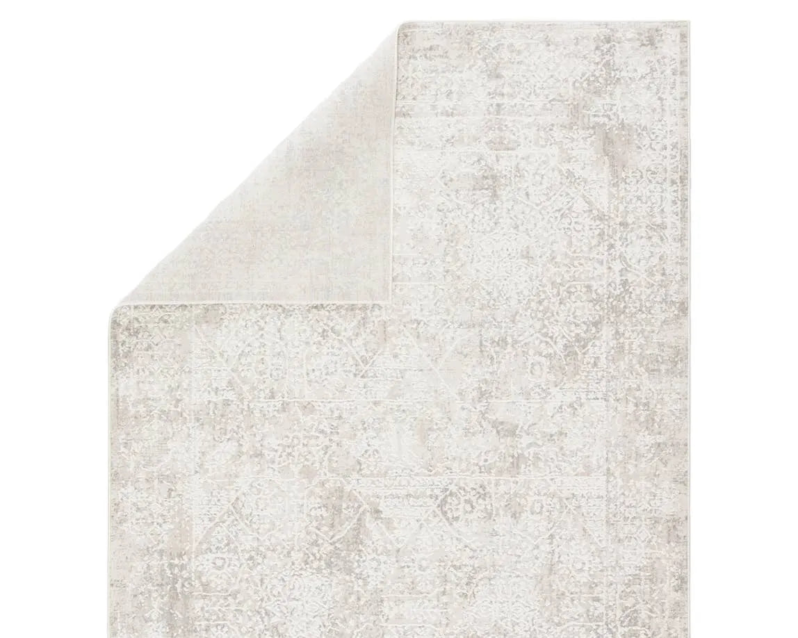 Cirque CIQ07 Lianna Silver / White Rug - Baconco