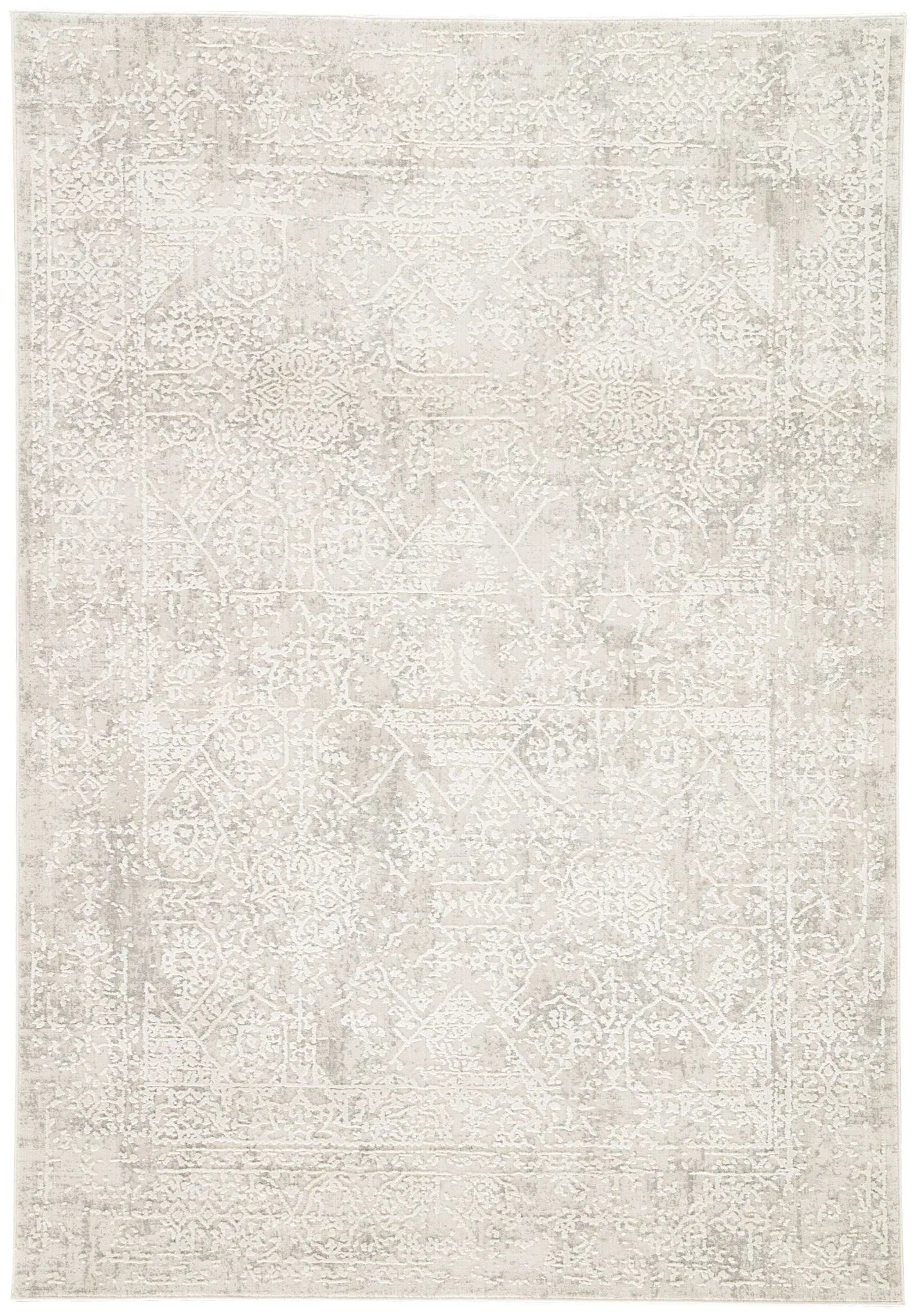 Cirque CIQ07 Lianna Silver / White Rug - Baconco