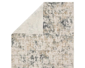 Cirque CIQ09 Arvo White / Dark Gray Rug - Baconco