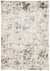 Cirque CIQ09 Arvo White / Dark Gray Rug - Baconco