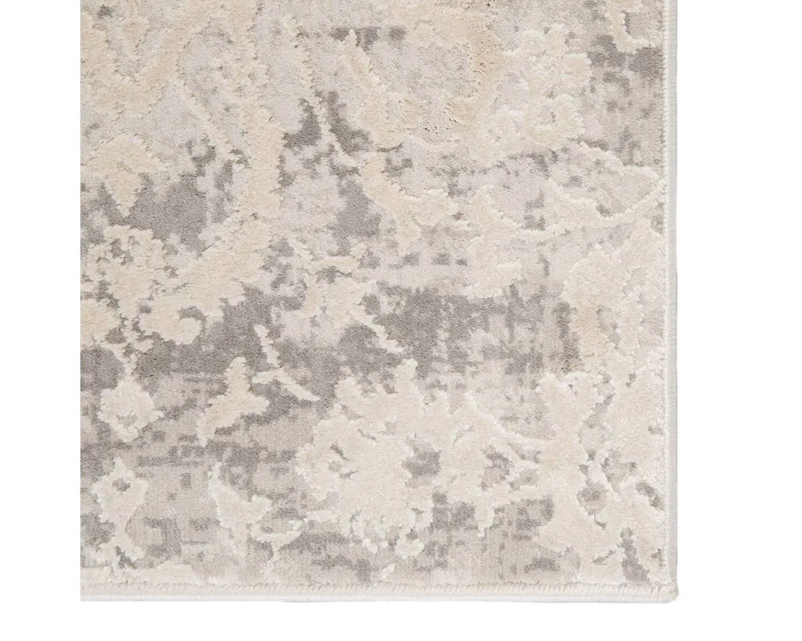 Cirque CIQ10 Alonsa Gray / White Rug - Baconco